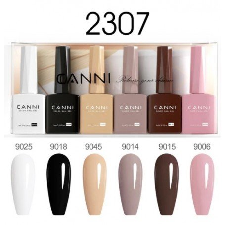 9ml CANNI 6 värvi komplekt 2307