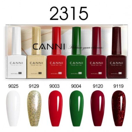 9ml CANNI 6 krāsu komplekts 2315