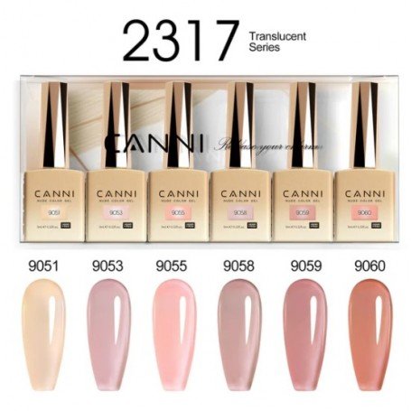 9ml CANNI Nail Gel 6 Colors Set 2317