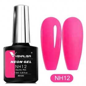 NH12 7.5ml VENALISA NEON gelinis nagų lakas