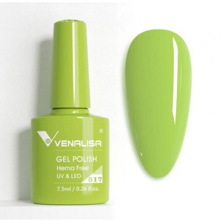 7.5ml VENALISA HEMA FREE 517 gelinis nagų lakas
