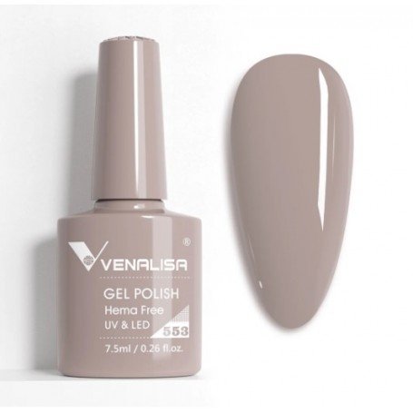 7.5ml VENALISA HEMA FREE 553 gelinis nagų lakas