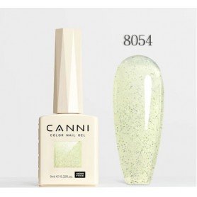CANNI gelinis nagų lakas 8054 su blizgučiais 9ml