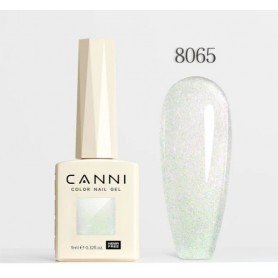 Gelinis nagų lakas su perlo efektu CANNI  8065