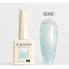 Gelinis nagų lakas su perlo efektu CANNI  8068