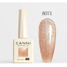 Gelinis nagų lakas su perlo efektu CANNI  8071