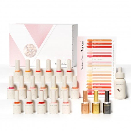 V2 Gel Polish Set – 22 pcs with Colour Card Set Longer delivery time up to 10 business days