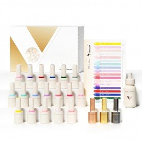 V3 Gel Polish Set – 22 pcs with Colour Card Set Longer delivery time up to 10 business days