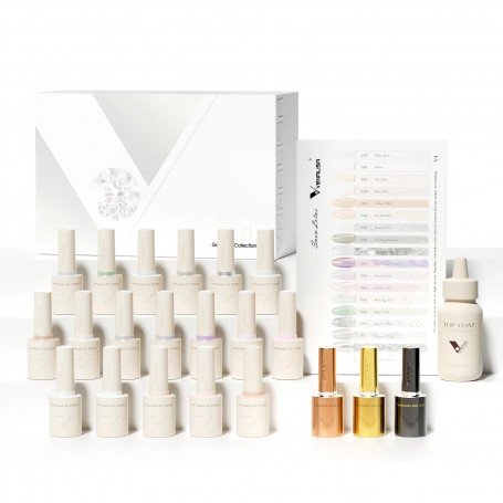 V4 Gel Polish Set – 22 pcs with Colour Card Set Longer delivery time up to 10 business days