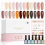 CC3 – 30 Gel Polish Bottles Set – Translucent Colours Longer delivery time up to 10 business days