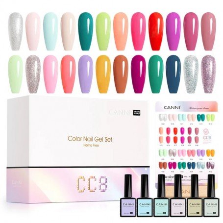 CC8  – 30 Gel Polish Bottles Set Longer delivery time up to 10 business days