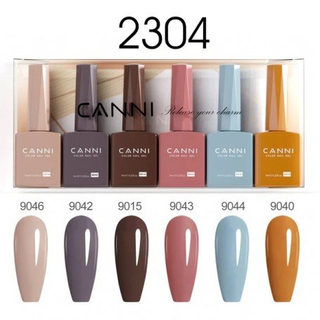 9ML Nail Gel 6 Colors Set 2304. Срок доставки до 10 рабочих дней