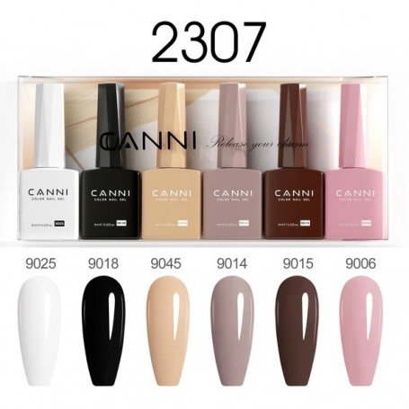 9ML Nail Gel 6 Colors Set 2307. Ilgesnis pristatymo laikas