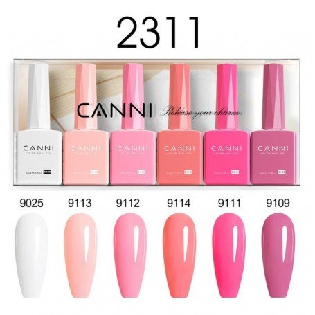 9ML Nail Gel 6 Colors Set 2311. Срок доставки до 10 рабочих дней