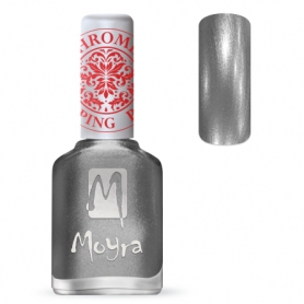 Moyra SP25 Chrome Silver Stamping nail polish