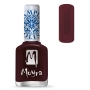 Moyra SP03 Burgundy Red Stamping nail polish