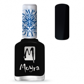 Moyra SP06 Black Stamping nail polish
