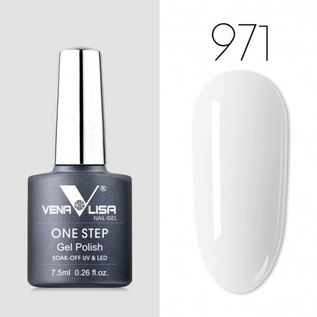 7.5ml VENALISA ONE STEP MILKY WHITE gelinis lakas 971