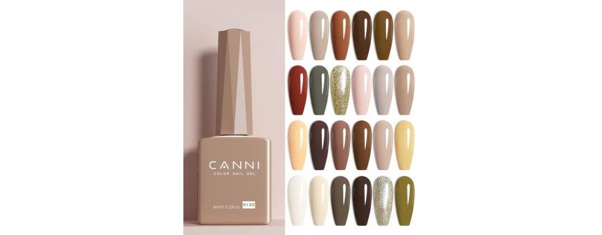 CANNI 9ml geliniai lakai be TPO, HEMA