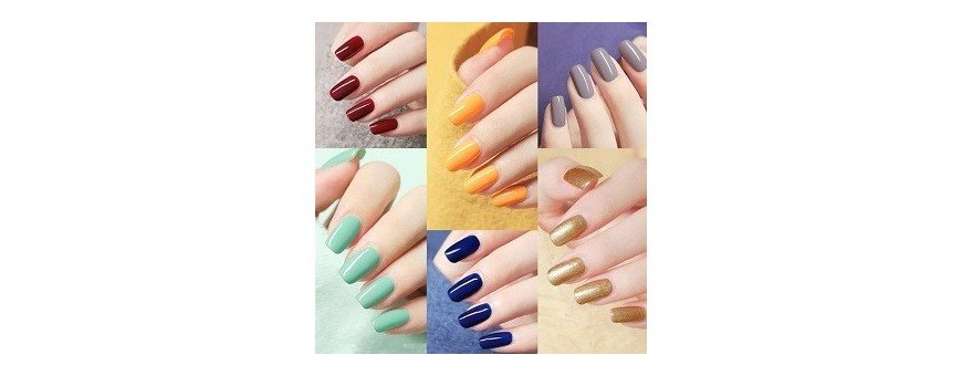 Gel polishes by colors