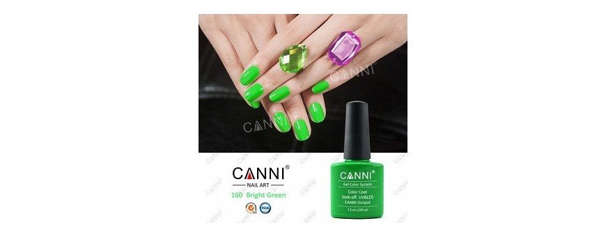 Зелёный гель лак