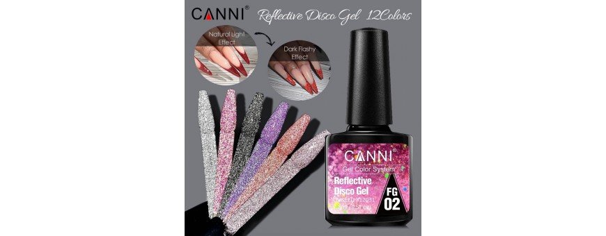 CANNI 7.3ml Light Reflective gel polish